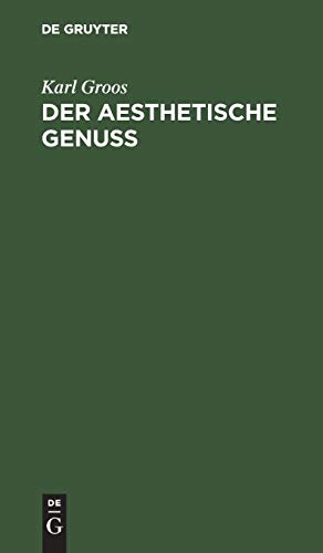 Der aesthetische Genuss