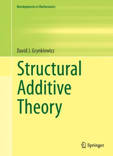 Structural Additive Theory (Developments in Mathematics, Band 30)
