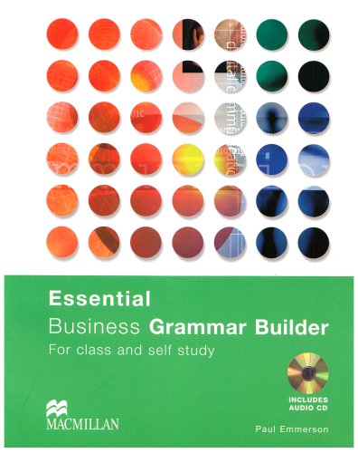 Paul Emmerson Essential Business Grammar Builder, For Class And Self Study / Student's Book With Audio-Cd