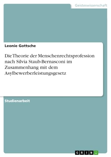 Die Theorie der Menschenrechtsprofession nach Silvia Staub-Bernasconi im Zusammenhang mit dem Asylbewerberleistungsgesetz