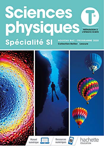 Sciences Physiques/ Spécialité SI Tles - Livre élève - Ed. 2020 ...