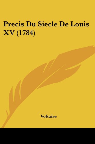 Die Buchhandlung in Oelde hat das Buch Precis Du Siecle De Louis XV (1784)