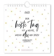 Postkartenkalender 2023 "Der beste Tag": Postkartenkalender