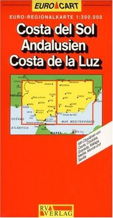 RV Euro-Regionalkarte 1:300 000 Costa del Sol - Andalusien - Costa de la Luz