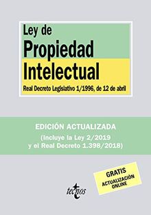 Ley de Propiedad Intelectual: Real Decreto Legislativo 1/1996, de 12 de abril (Derecho - Biblioteca de Textos Legales)