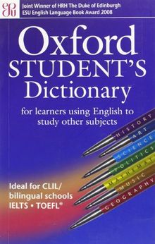 Oxford Student's Dictionary: For Learners Using English to Study Other Subjects (Diccionarios)