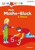 Mein Mathe-Block 2. Klasse: Zahlenraten, Würfelrätsel, Rechentürme (LERNSTERN)