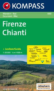 Kompass Karten, Firenze, Chianti (Carte de Randon)