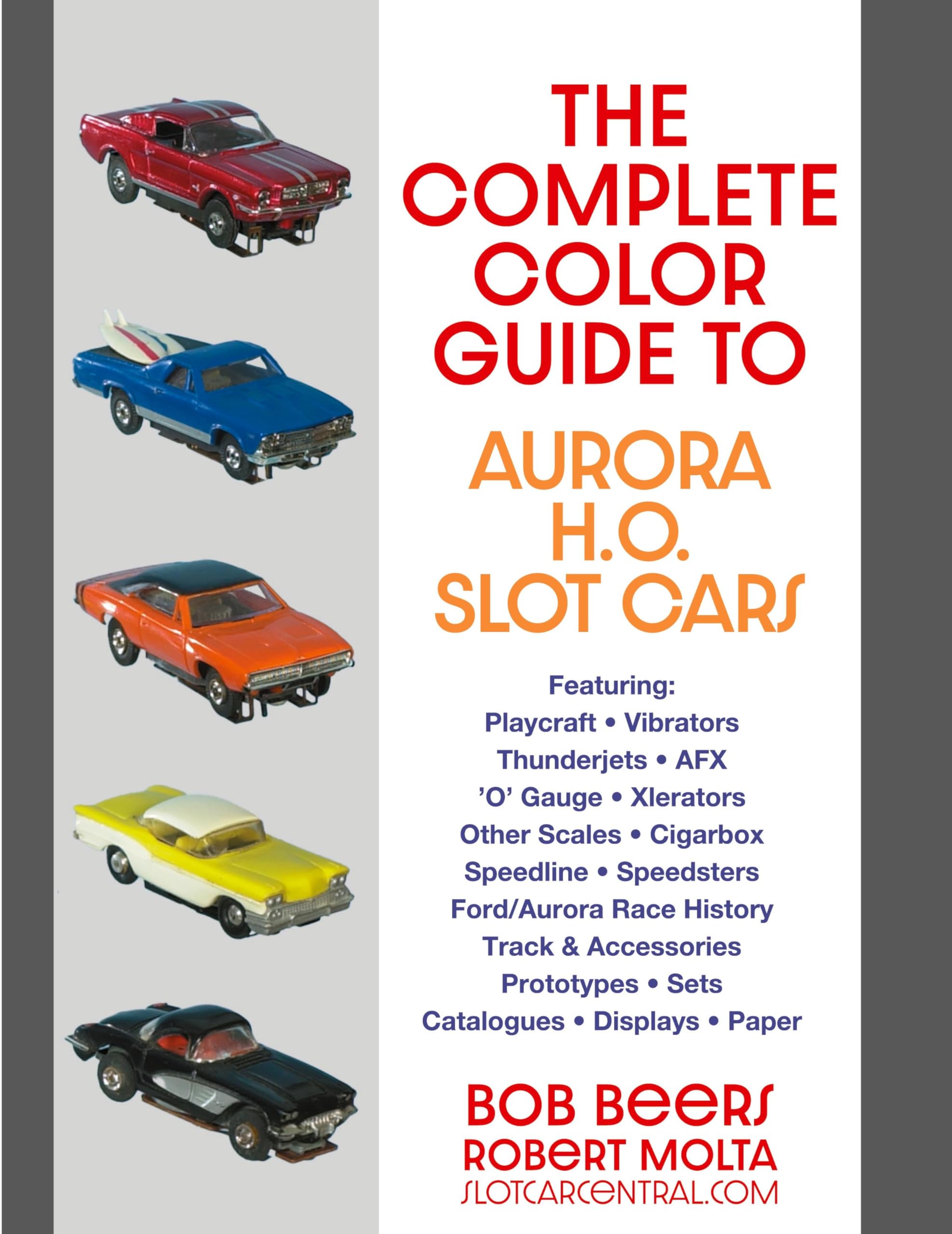 Bob Beers The Complete Color Guide To Aurora H. O. Slot Cars