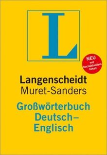 Langenscheidt Großwörterbuch Deutsch-Englisch (Muret-Sanders)