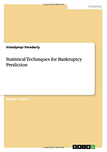 Statistical Techniques for Bankruptcy Prediction