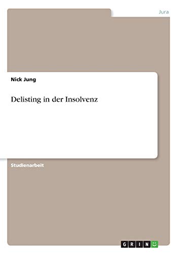 Delisting in der Insolvenz