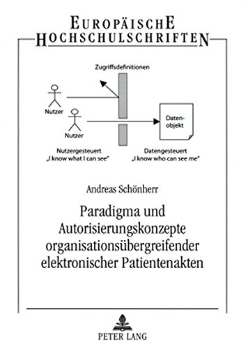 Paradigma und Autorisierungskonzepte organisationsübergreifender elektronischer Patientenakten (Europäische Hochschulschriften / European University Studies / Publications Universitaires Européennes)