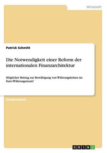 Die Notwendigkeit einer Reform der internationalen Finanzarchitektur: Möglicher Beitrag zur Bewältigung von Währungskrisen im Euro-Währungsraum?