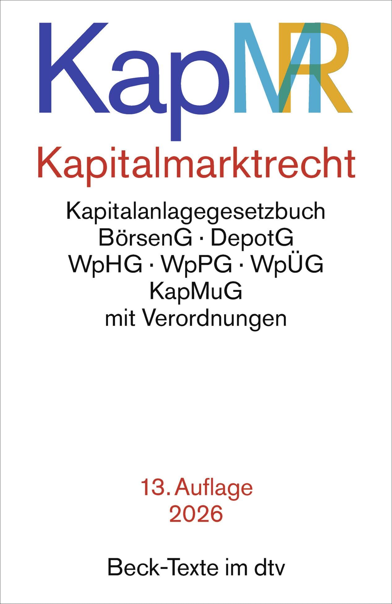 Kapitalmarktrecht. KapMR