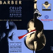 Barber Cello Concerto / Cello Sonata / Adagio for Strings von Ralph Kirshbaum | CD | Zustand gut