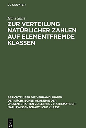 Zur Verteilung natürlicher Zahlen auf elementfremde Klassen