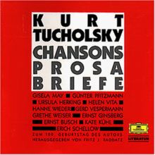 Literatur - Chansons, Lieder, Prosa, Briefe (Kurt Tucholsky) von Various | CD | Zustand sehr gut