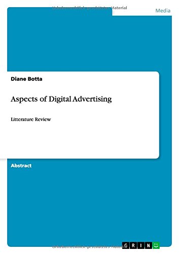 Aspects of Digital Advertising: Litterature Review