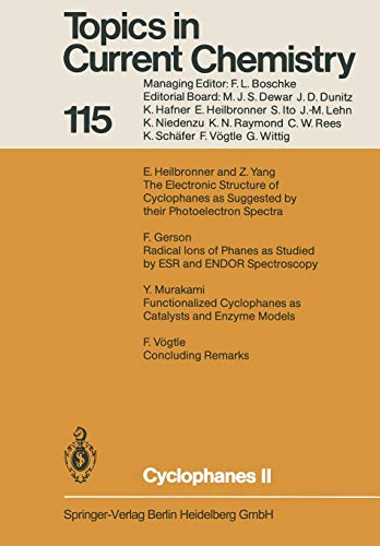 Cyclophanes II (Topics in Current Chemistry, 115, Band 115)