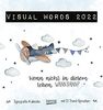 Visual Words Aquarell 2022: Aufstellbarer Typo-Art Postkartenkalender. Jeden Monat ein neuer Spruch. Hochwertiger Tischkalender. Mit 12 Postkarten.