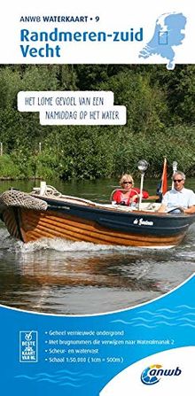 Randmeren-Zuid/Vecht 1:50 000 Waterkaart: Waterkaarten (ANWB waterkaart, 9) von ANWB Media Inside Sales | Buch | Zustand sehr gut