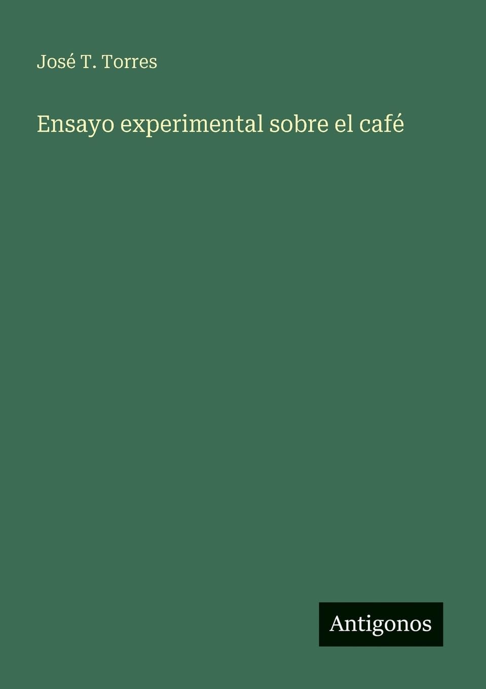 Ensayo experimental sobre el café
