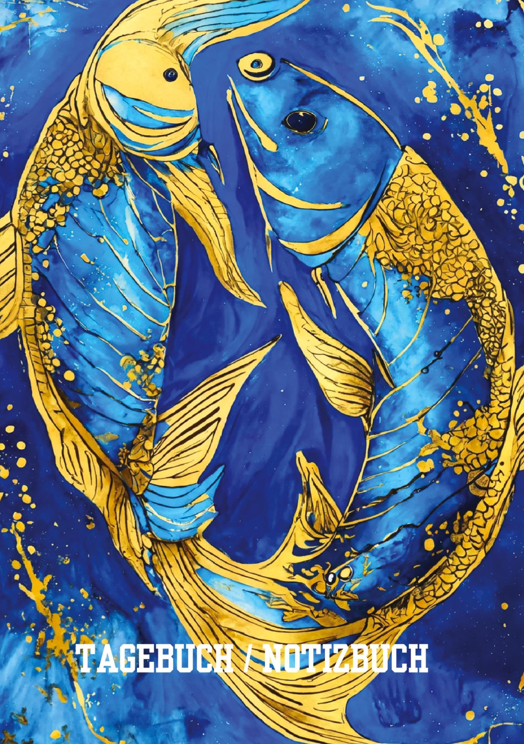 Tagebuch / Notizbuch Sternzeichen Fisch: 100 Seiten um seine Gedanken und Erlebnisse festzuhalten.