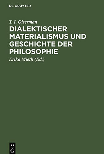 Dialektischer Materialismus und Geschichte der Philosophie: Philosophiehistorische Studien
