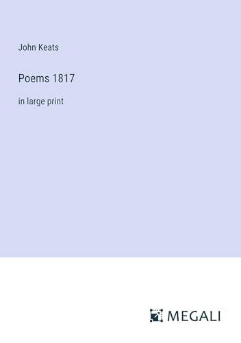 Poems 1817: in large print