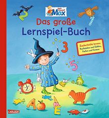 Max-Bilderbücher: Mein Freund Max - Das große Lernspiel-Buch: Zauberleicht Buchstaben, Zahlen, Formen und Farben lernen