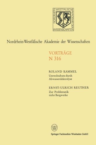Umweltschutz durch Abwasserelektrolyse (Rheinisch-Westfälische Akademie der Wissenschaften)
