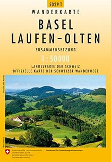 5029T Basel - Laufen - Olten Wanderkarte: Zusammensetzung (Wanderkarten 1:50 000 Zusammensetzung)