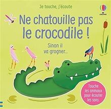 Ne chatouille pas le crocodile ! : sinon il va grogner...