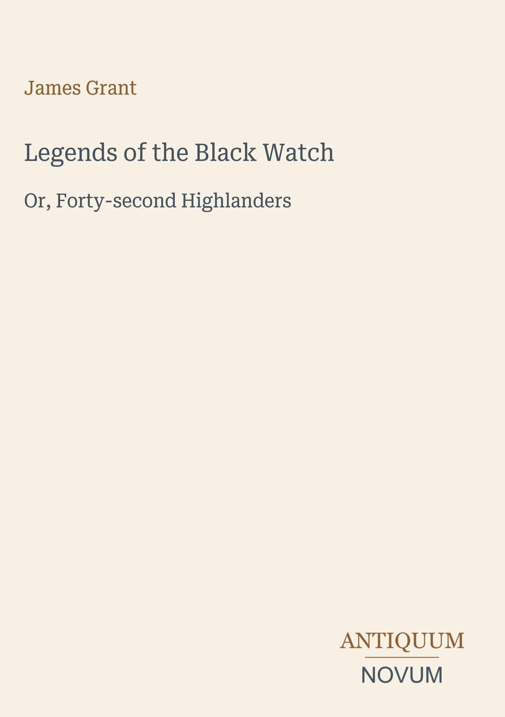 Legends of the Black Watch