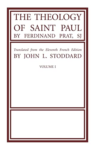 The Theology of Saint Paul, Volume 1