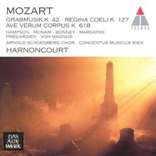 Grabmusik K. 42, Regina coeli K. 127, Ave verum K. 618