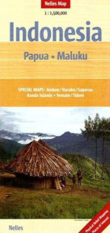 Indonesia Papua, Maluku 1 : 1 500 000: Special Maps: Ambon / Haruku / Saparua, Banda Islands, Ternate / Tidore