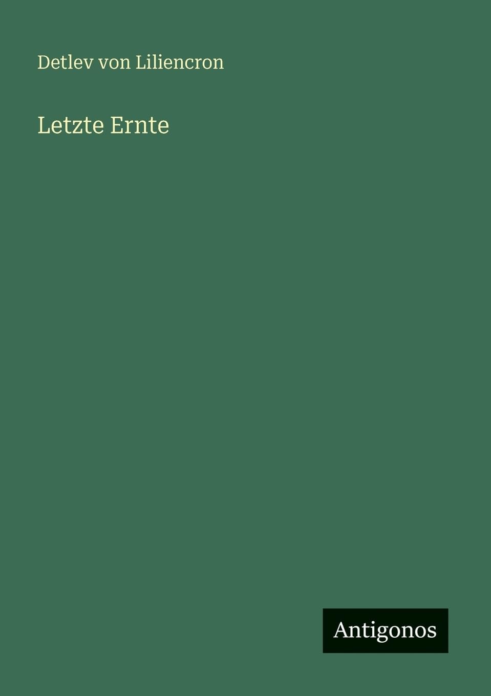 Letzte Ernte