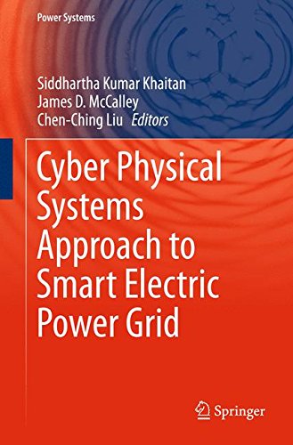 Cyber Physical Systems Approach to Smart Electric Power Grid (Power Systems)