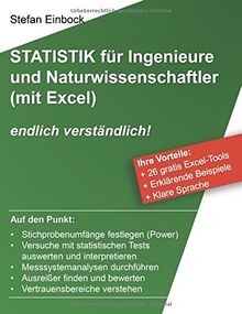 Statistik für Ingenieure und Naturwissenschaftler (mit Excel): endlich verständlich!