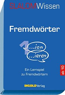 SLALOMWissen - Fremdwörter 1: Ein Lernspiel zu Fremdwörtern