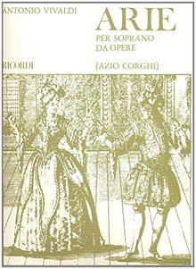 Arie Per Soprano Da Opere. Gesang Hoch, Klavier