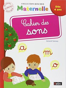 Cahier des sons : dès 4 ans