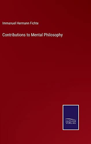 Contributions to Mental Philosophy