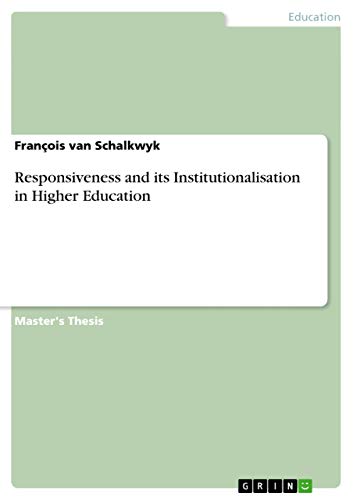 Responsiveness and its Institutionalisation in Higher Education: Magisterarbeit