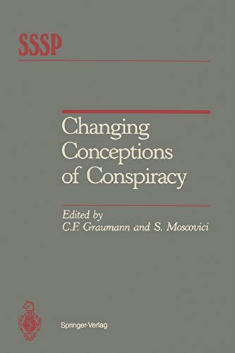 Changing Conceptions of Conspiracy (Springer Series in Social Psychology)