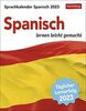 Spanisch Sprachkalender 2023: Spanisch lernen leicht gemacht - Tagesabreißkalender