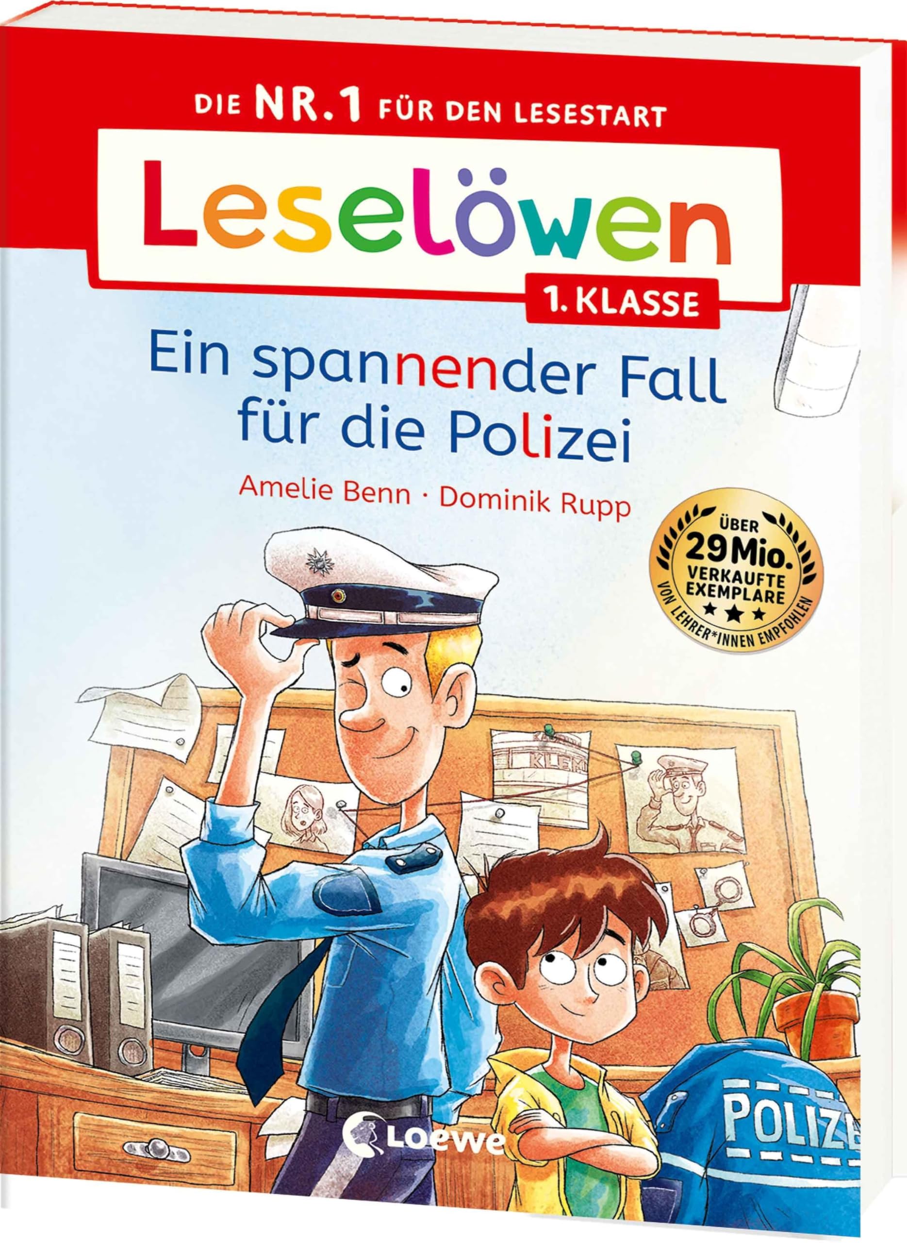 Leselöwen 1. Klasse - Ein spannender Fall für die Polizei: Auf ins Leseabenteuer! - Die Nr. 1 für den Lesestart jetzt als praktische Broschurausgabe für unterwegs - Erstlesebuch für Kinder ab 6 Jahren