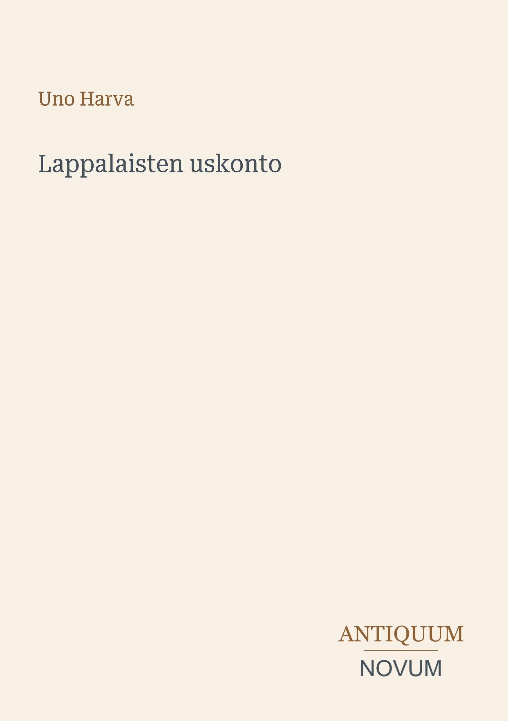 Lappalaisten uskonto